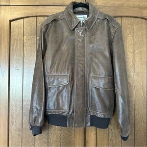 L.L. Bean 100% goat skin leather jacket